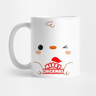 xmas chicken , cute design for Christmas Mug